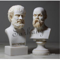 Antique Natural Marble Aristotle Bust